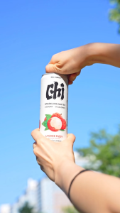Chi Forest 元气森林 Sparkling Water Zero Sugar Free Lychee Fizzy Cans Soda Drink 330ml [Genki Forest]