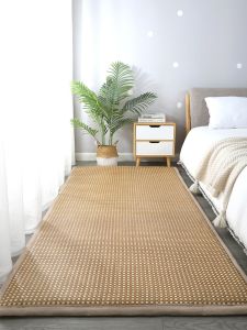 ฤดูร้อนชั้น Mat Sleeping เครื่องมือญี่ปุ่น Tatami เตียงเส้นใยโพลีเอสเตอร์ Cool Feeling ฟองน้ําเติม Minimalist Modern Design