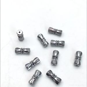 10Pcs Dull Silver Screw Clasp Barrel Screw Clasps For Bracelet Necklace Jewelry Making Findings Hole 1mm HK111