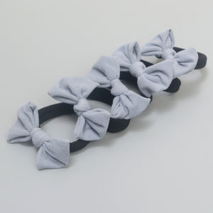 Simple Butterfly Knot Hair Ties for Women 2025 New High Elasticity Ball Headbands Hair Bands for Bun And Tail