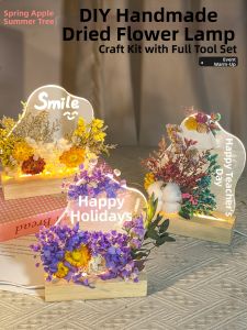 Graduation Gift Eternal Flower Cloud DIY Glass Night Light