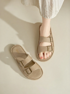 DUSTO | Womens Casual Home Soft Sole Round Toe Flat Slippers