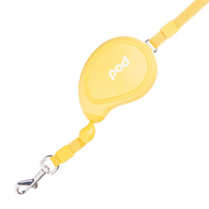 Hamshmoc Retractable Dog Leash Mango-Shaped Pet Leash Shock-Resistant With Reflective Strips For Small Dogs Outdoor Walking