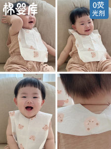 Disposable Bear Shaped Baby Bibs Waterproof Feeding Towels for Children Non-Washable Eating Tools Infant Feeding Accessories