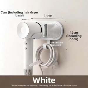 LANJIAOLUO | Magnetic No-Drilling Hair Dryer Bracket