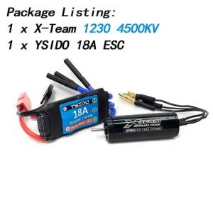 X-TEAM 1222 1230 4500KV 11000KV Mini Brushless Motor 18A ESC for Kyosho Tamiya Traxxas Mini-Z Mini-Q 1/24 1/26 1/32 1/36 RC Car