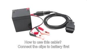 JFIND JC02 OBD OBD2 Car Battery Replace Tool Computer ECU Memory Saver Auto Emergency Automotive Power Supply Emergency Activate