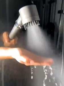German 3-in-1 High-Pressure Shower Head Water-Saving Filter for Enhanced Shower Experience