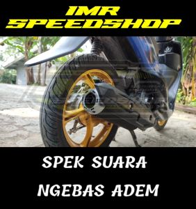 KNALPOT TSUKIGI STANDAR RACING MIO SPORTY SMILE SOUL KARBU J GT 115 M3 Z S 125 FINO X RIDE FREEGO GEAR NMAX AEROX OLD NEW CONNECTED 155 ORIGINAL IMR BUKAN CMS TZM SUARA NGEBAS ADEM GERUNG