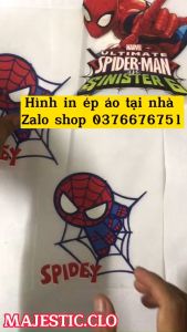 Hình Ủi Nhiệt Decal Nhiệt KTS - Hình biến họa nhiều màu - Poseidon.est2019