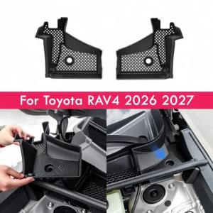 PUOU | 2PCS Car Engine Filter Protect Covers For Toyota RAV4 2026 2027 Anti-block Engine Protective Compartment Filter Trims 6th RAV4