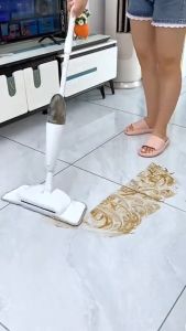 (Chổi 40x35cm) Cây lau nhà phun sương Aurora chổi lau nhà thông minh phun sương có bình xịt xoay 360 độ