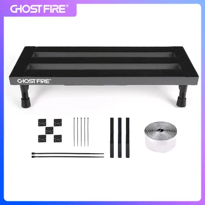 GHOSTFIRE Guitar Pedal Board Aluminum Alloy 1.1lb Super light Effect Pedalboard19.7x7 SPL-02