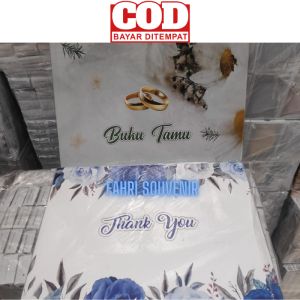 Souvenir Buku Tamu Undangan Pernikahan Sovenir Cantik Guest Book Printing ornamen