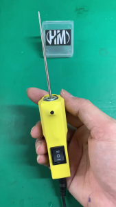 Máy Cuốn Keo Liền Trục Có Dây Đầu Cuốn Dài 9cm màu Vàng