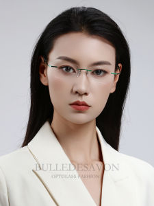 BULLE DE SAVON | Screwless Lightweight Pure Titanium Eyeglasses Frame Anti-Blue Light
