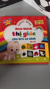 Trọn bộ (4 bộ-40 tranh) kích thích thị giác cho trẻ sơ sinh - Song ngữ Anh Việt. Flash Card zic zac cho bé nhận diện màu sắc hình dạng đồ vật giúp phát triển trí não _ Hà Thu Bookstore