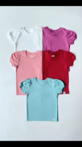 BOHOPANNA - BASIC TEE GIRL 1-6TAHUN - KAOS ANAK PEREMPUAN - BAJU ANAK - PAKAIAN ANAK