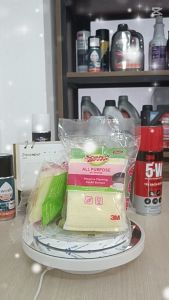 Gói 2 miếng cước lưới cọ rửa đa năng siêu bền không làm trầy xước Scotch-Brite 90x105 3M CR-LU- Dmall247 hàng chính hãng xuất VAT theo yêu cầu