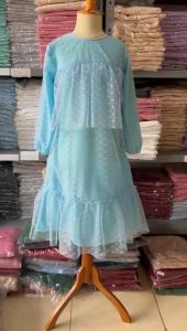 Gamis gelis kids 3-11 tahun / maxi tile anak perempuan terbaru 3-5 tahun / gamis anak / dress anak perempuan /gaun pesta anak perempuan