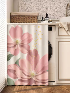 Balcony Drum Washing Machine Cabinet Sunshade Sun Shield Dryer Dust-Proof Curtain Punch-Free Velcro Cloth Curtain