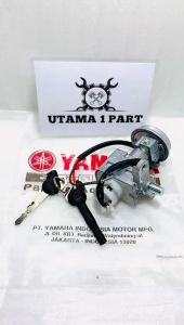 KUNCI KONTAK KEY SET KEYSET SET ASSY MIO M3 MIO Z MIO S ALL NEW SOUL GT 125 BARU ORI YAMAHA SUDAH DENGAN 2 KUNCI