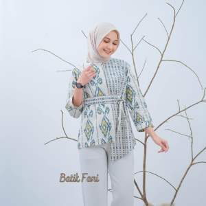 batik wanita terbaru2024/baju batik wanita/atasan batik/blouse batik/batik/blouse terlaris