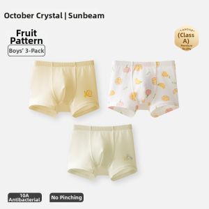 SHI YUE JIE JING | Anti-perspirant Antibacterial Flat Cotton Underwear
