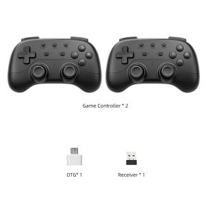 2.4G Wireless Gamepad for PC Windows Retro Emulator D-Input Plug and Play Controller