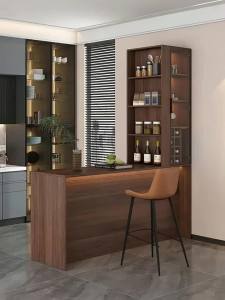 JIALANGE | Integrated Open Kitchen Bar Wine Cabinet Partition