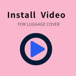 【Video#】Non-Product,Just a video! For Luggage Cover Install Video!! Plastic Bags Will Be Given Away For Free!!