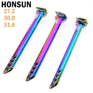 NanLio Bicycle seat tube 27.2 30.8 31.6 * 380mm Bicycle Seatpost Shock-resistant CNC Alloy Mountain Road Bike Seatpost Cycling