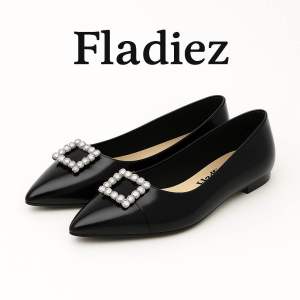 Sepatu Flatshoes Wanita Fladiez Model Kotak Bulat Sepatu Wanita Kekinian