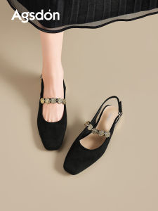 Agsdon | Flat Comfortable Slip-On Closed Toe Sandals