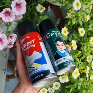 Kem Cạo Râu Careen Foaming Menthol Mát Lạnh 333G & 175G – Bọt Mịn Mềm Da Mát Lạnh