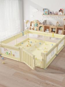 Playpen Fence Game Center Baby Fence Play Pen Kids Playground Safety Playpen For Baby Fence Safe Game Ground Installation-Free Childrens Indoor Living Room Playground Stable to Avoid Collision