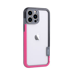 Fashion Breathable Frame Heat Radiating Phone Shell for Apple 16Promax Protective Case Iphone14 Trendy without Backboard 13pro All-Inclusive Drop-Resistant 15 Minimalist XS/XR Contrast Color Couple 8P Best Selling 12 Shell