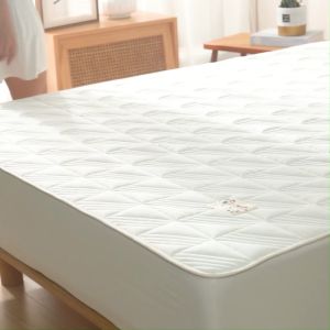 Soy Fiber Quilted King Bed Sheet Cotton Single Mattress Protector Anti-Slip Mattress Cover & Machine Washable