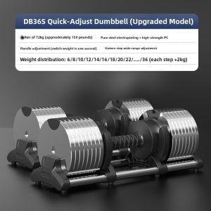 JONSYL | Quick Adjustable Weight Dumbbell For Men Home Exercise Plated Steel