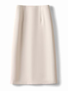 New in Summer Womens High Waist Slim Fit  Medium Length Straight Leg Split Wrap Around Skirt Fashionable and Elegant