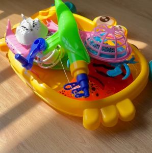 Bộ đồ chơi câu cá thau cua VC Việt Nam (cần câu chắc chắn có tua dây sinh vật rõ nét đa dạng)