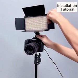 DSLR Camera PRO LED Fill Light U600+ U800+ For Indoor & Outdoor Dual Use Lighting With Tripod Stand