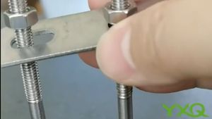 304 Stainless Steel Square U-Bolts M8/M10 U Bolt with Nuts Frame for Boat Trailer Buckle Square Pipe