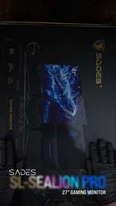 Sades Sealion Pro 24” IPS FHD 144Hz 1ms 99%sRGB HDR Anti-Blue Light Speaker Gaming Monitor (SL-Sealion Pro 24")
