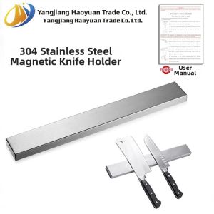 Wall-mounted Magnetic Knife Storage 304 Stainless Steel