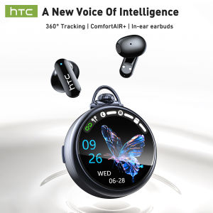 HTC NE71 True Wireless Earbuds Bluetooth 6.0 ANC Noise Cancelling IPX4 Waterproof 22H Playtime In-Ear Comfort Gaming Low Latency