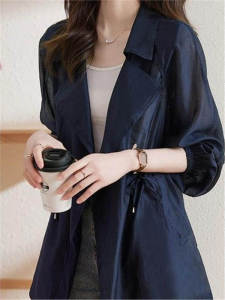 LIANGYILAILIN | Fashionable Summer Lightweight Long Sleeve Sun Protection Coat