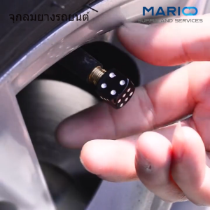 จุกลมยางรถยนต์ ลูกเต๋า จุกลมยางมอไซด์ จำนวน 1 ชุด (4ชิ้น)