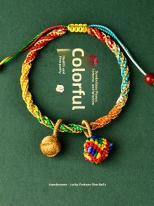 MONLEYTA | Handmade Five-Color Thread Bracelet For Baby Girls Children Newborn Red Hand Rope Woven With Small Zongzi Traditional Festival Gift