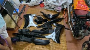 Bộ vỏ nhựa xe máy Jupiter V hàng Việt Nam loại 1 màu Đen